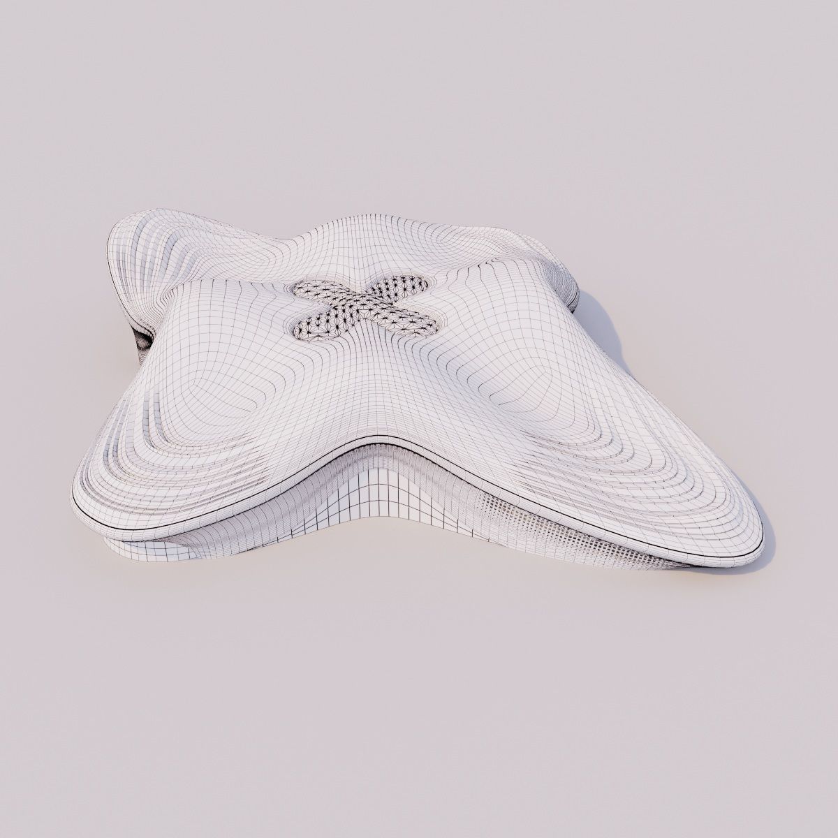 Futuristic building 18 3D model_6