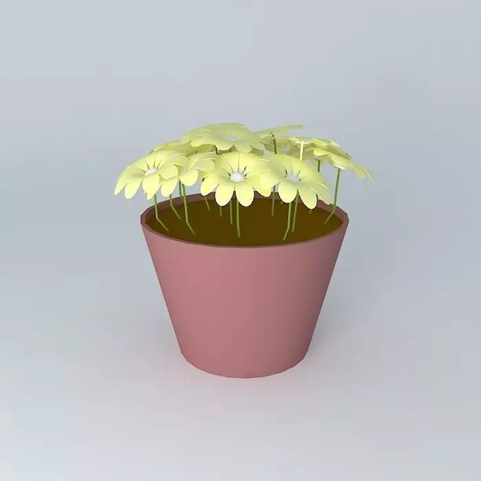 Flower Pot Free 3D model