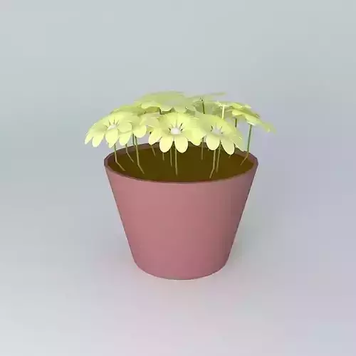 Flower Pot Free 3D model