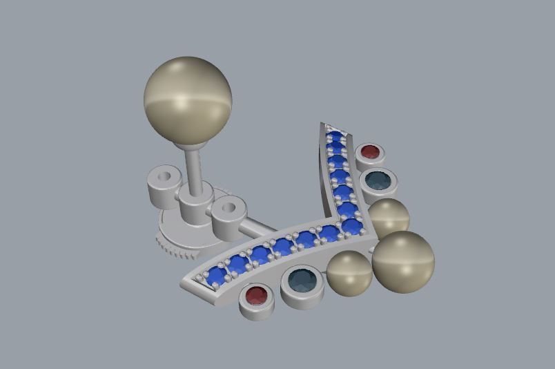 Ring and Earrings 40 3D print model_14