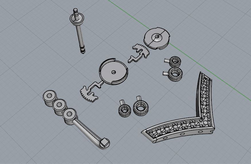 Ring and Earrings 40 3D print model_13