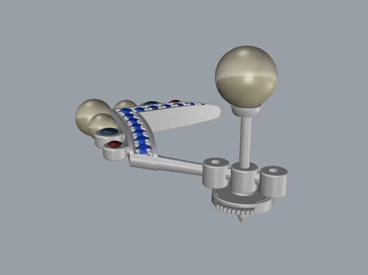 Ring and Earrings 40 3D print model_9