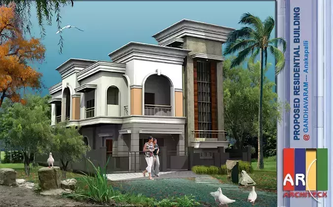 Residence Exteriors Free 3D model
