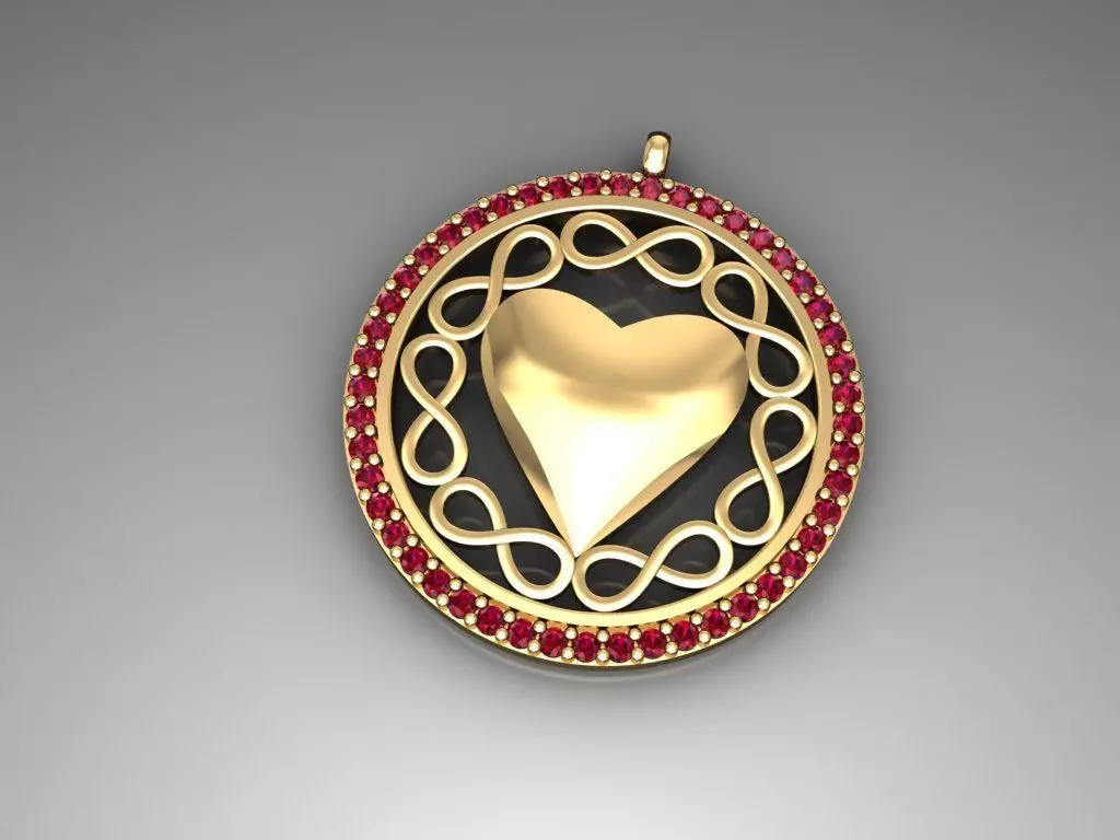 H61- Diamond Necklace 3D print model_0