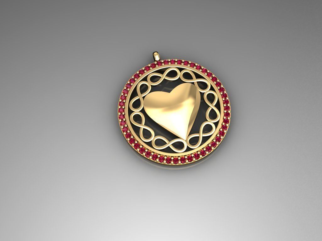 H61- Diamond Necklace 3D print model_1