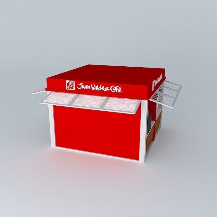 Basic Juan Valdez Cafe Store Free 3D model_1