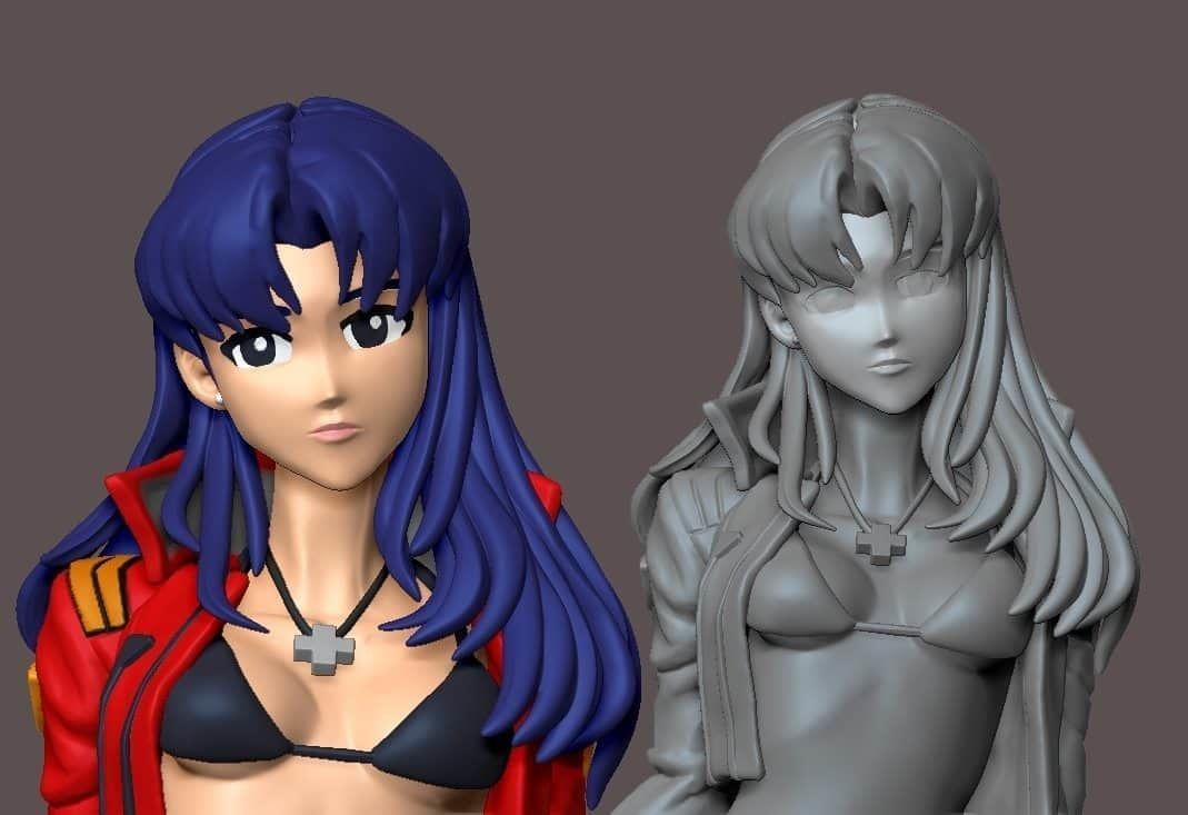 Misato Katsuragi 3D model_2