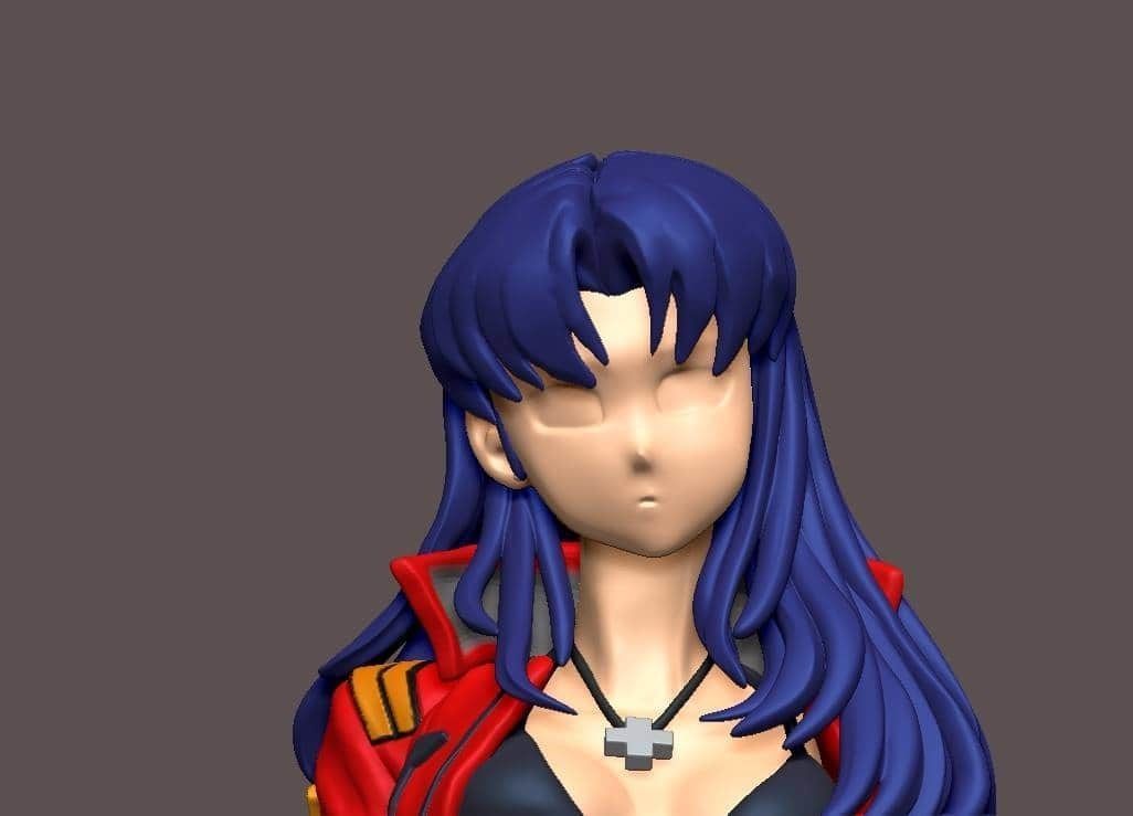 Misato Katsuragi 3D model_4
