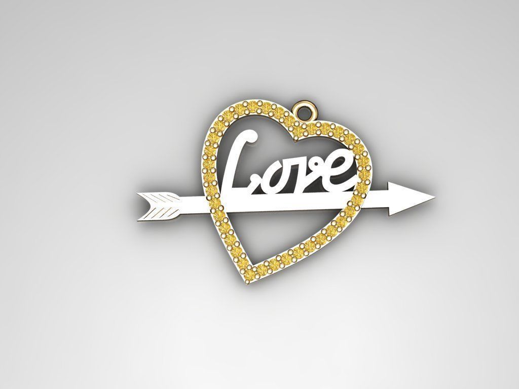 H81- Diamond Necklace 3D print model_2