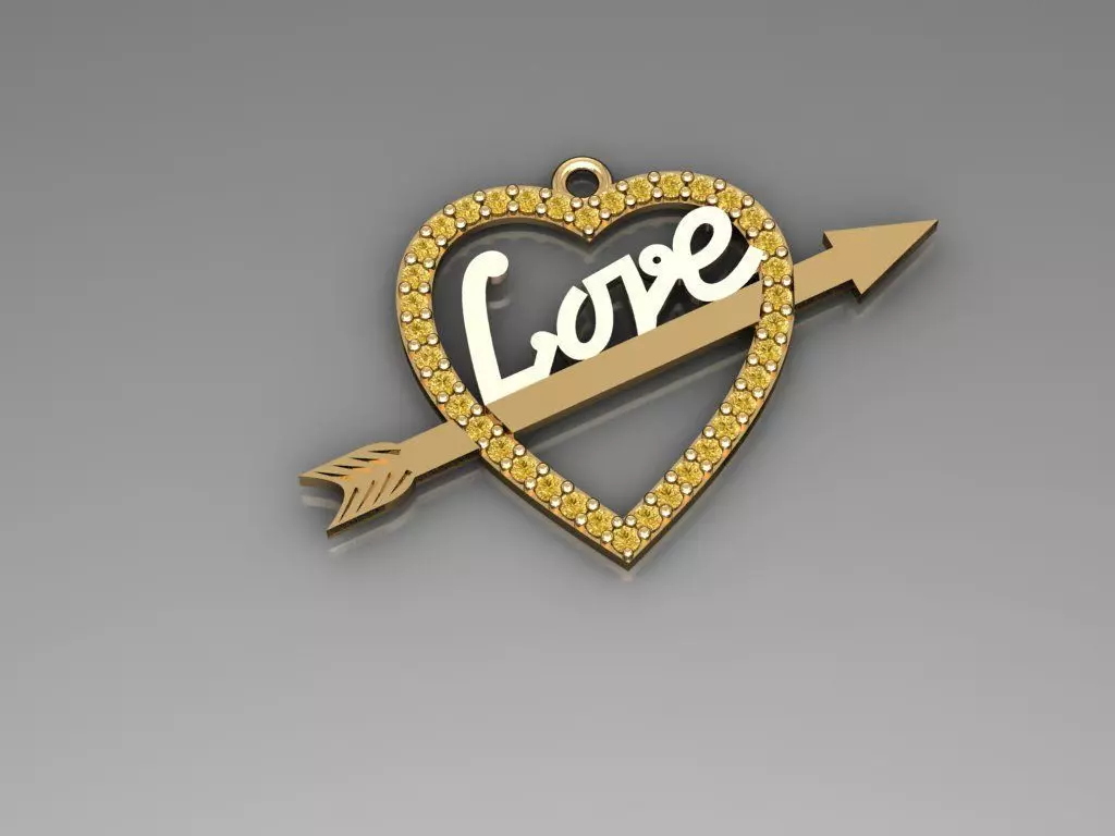 H81- Diamond Necklace 3D print model_0