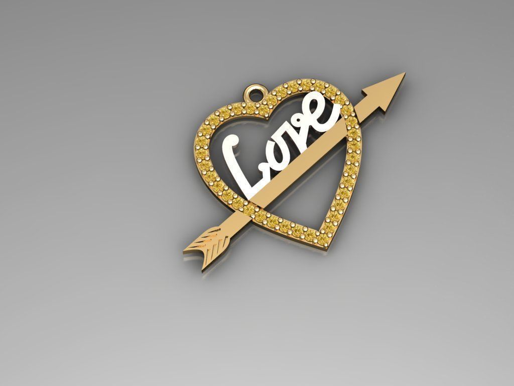 H81- Diamond Necklace 3D print model_1