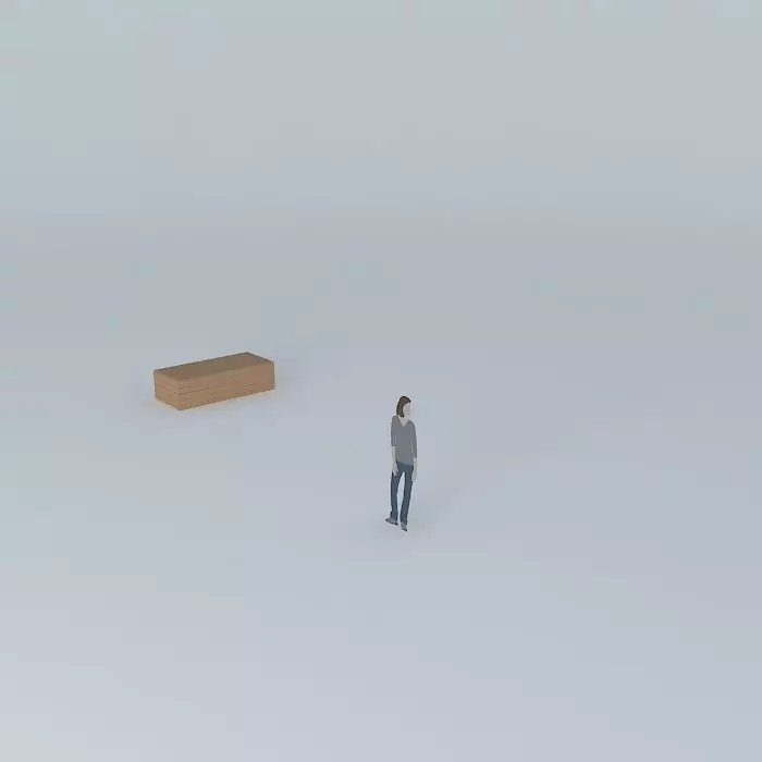 Wood Terrace Free 3D model_0