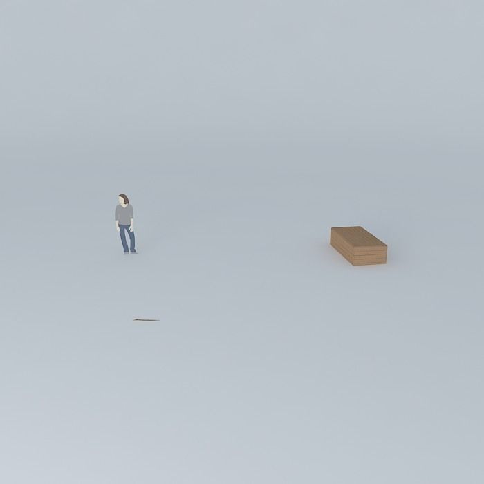 Wood Terrace Free 3D model_2