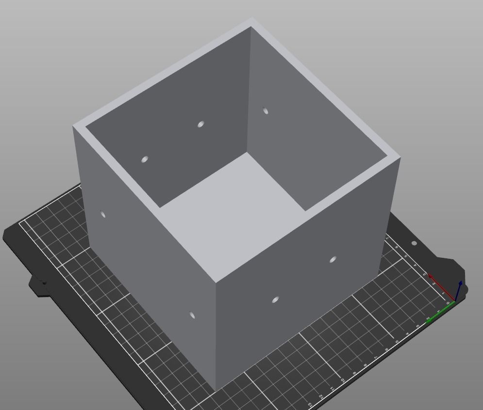 001M LA Unit Medium Single Large Drawer Storage Organiser 3D print model_5