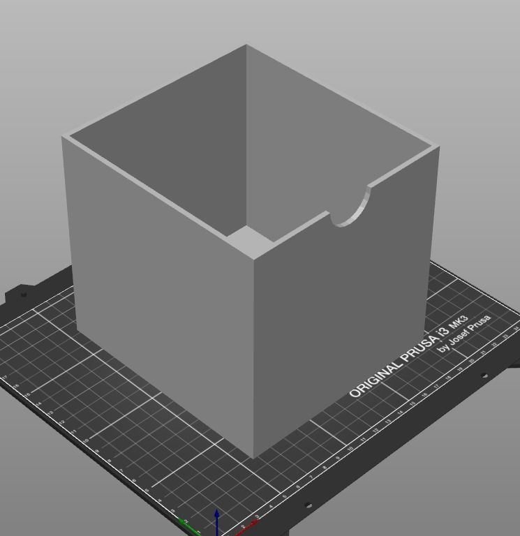 001M LA Unit Medium Single Large Drawer Storage Organiser 3D print model_4