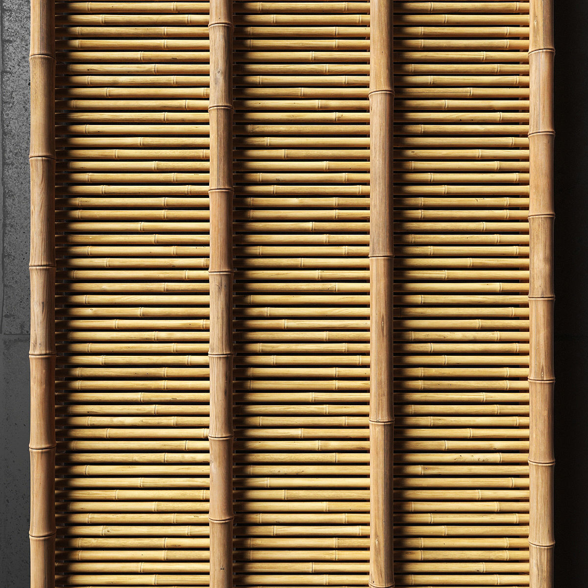 Ceiling bamboo angle n1 3D model_7