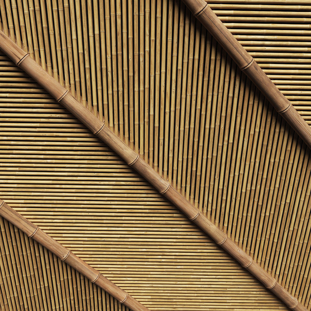 Ceiling bamboo angle n1 3D model_2