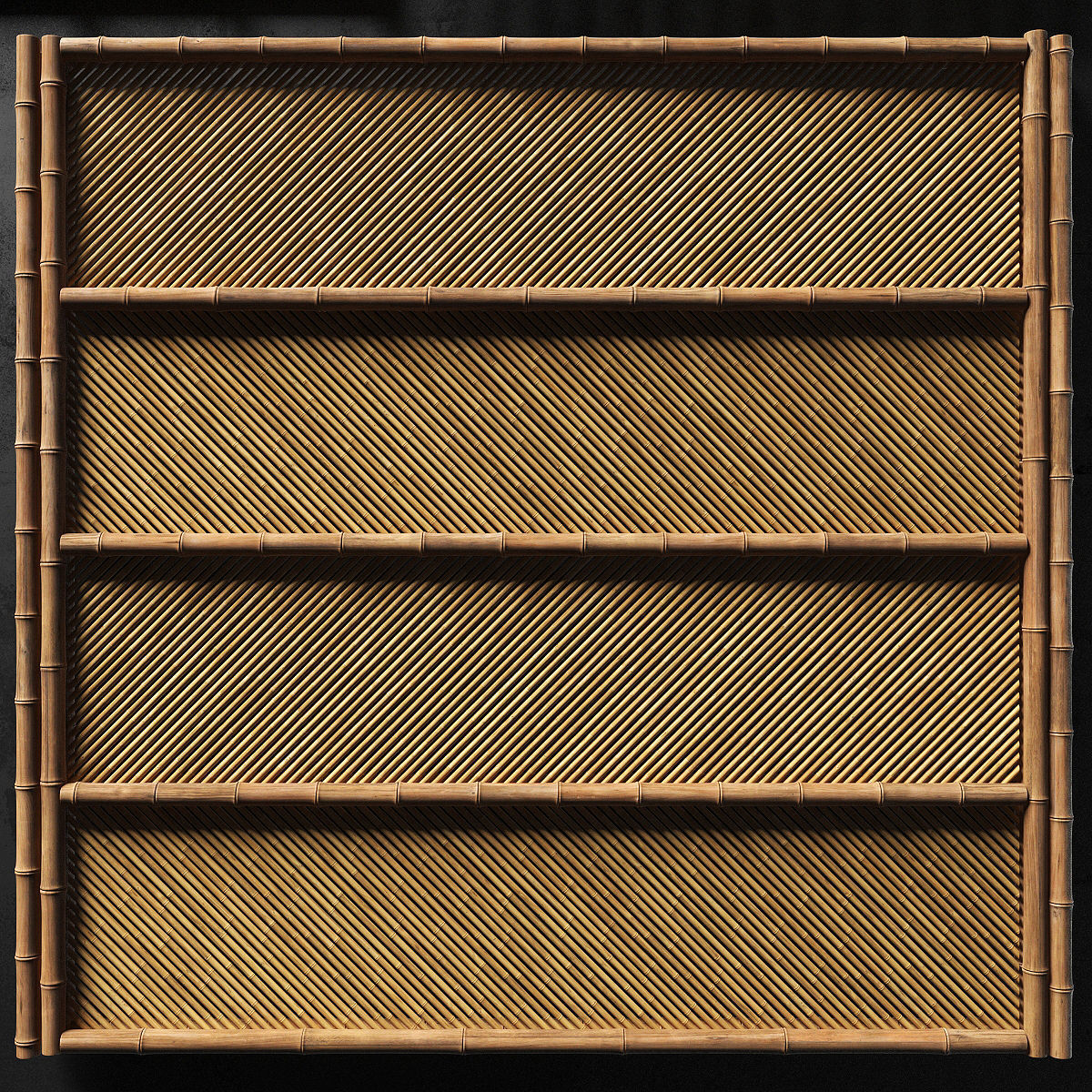 Ceiling bamboo angle n1 3D model_6