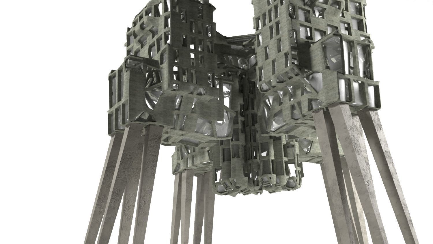 Goblins Building Low-poly 3D model_2