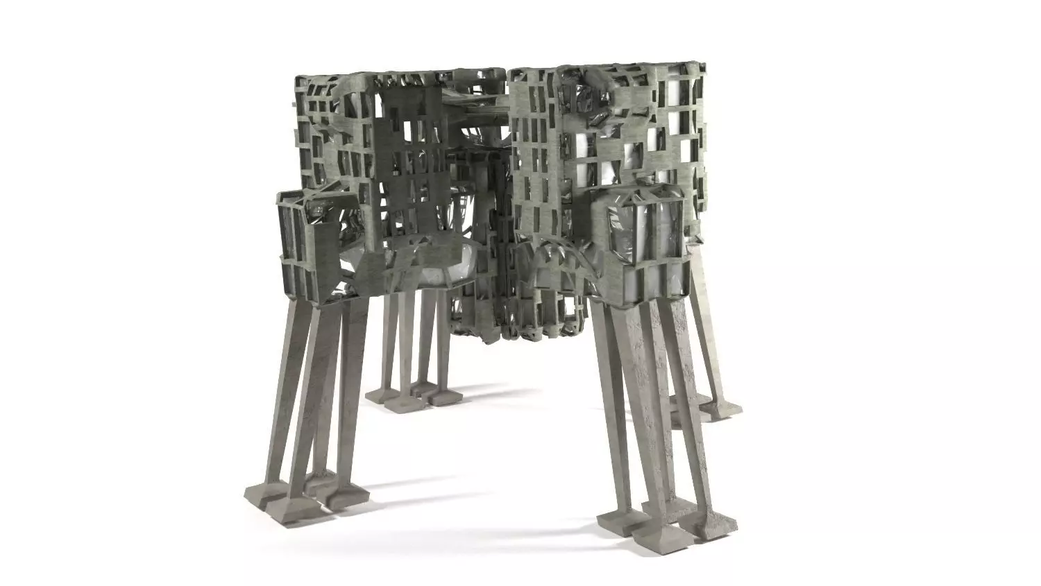 Goblins Building Low-poly 3D model_0