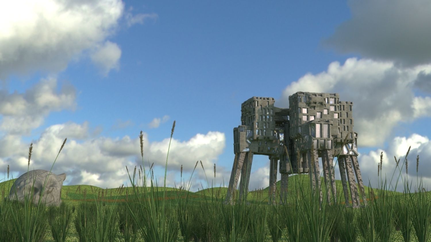 Goblins Building Low-poly 3D model_6