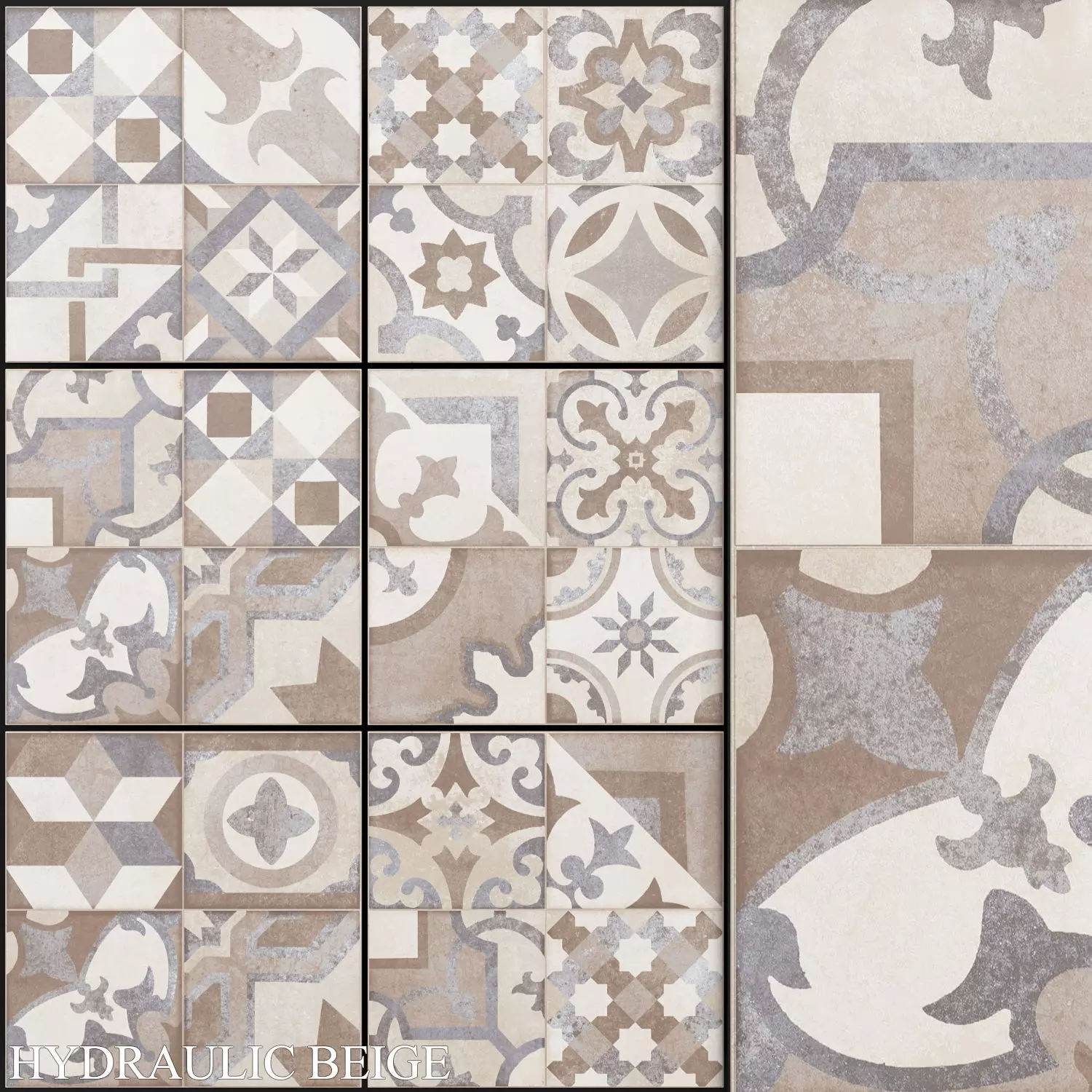 Keros Hydraulic Beige 3D model_0