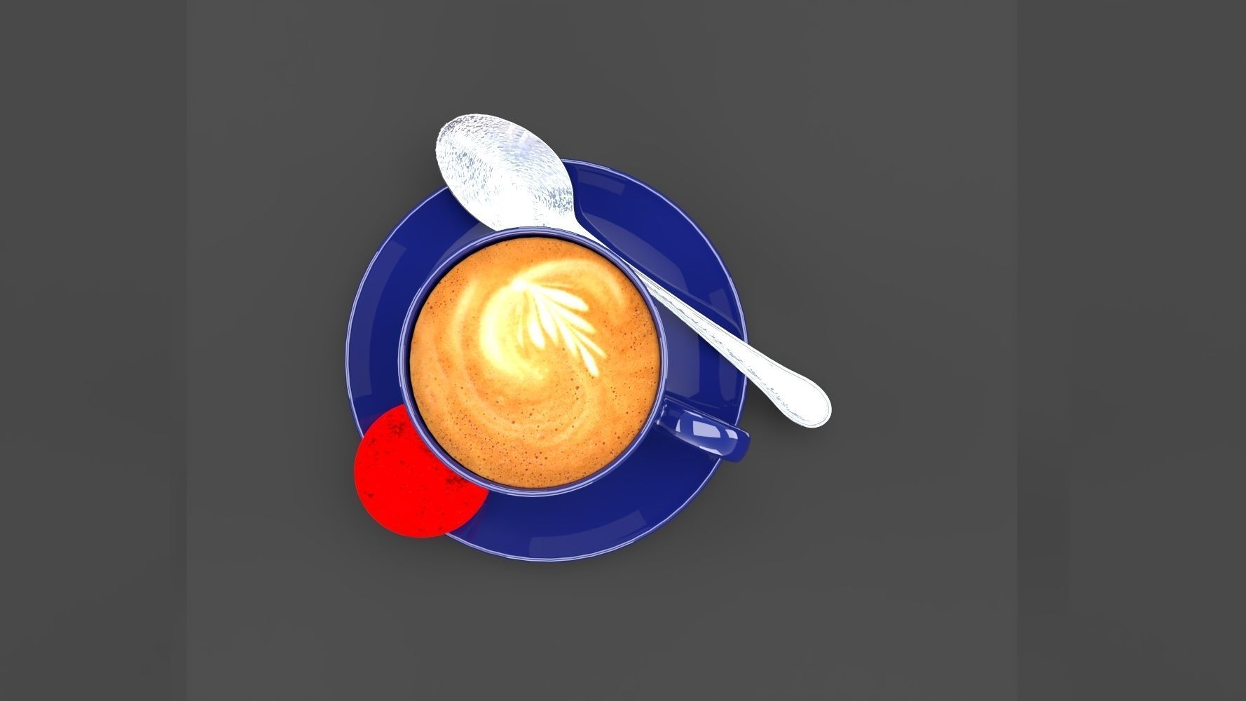 Cup of Coffee 3D model_4