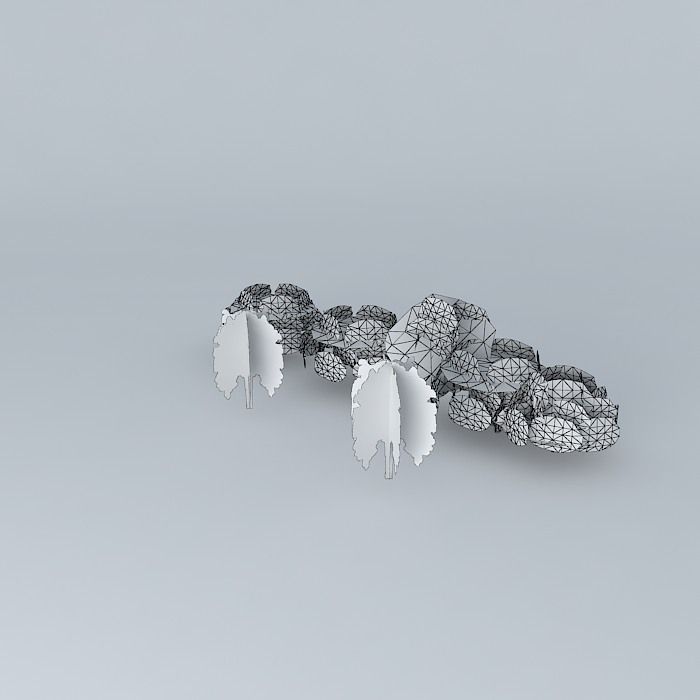 Street trees Minas Gerais Free 3D model_3