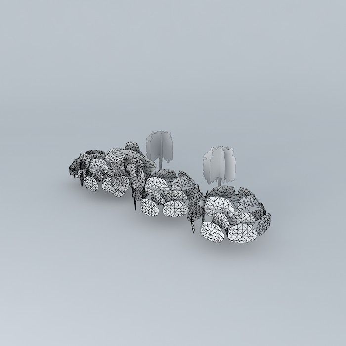 Street trees Minas Gerais Free 3D model_4