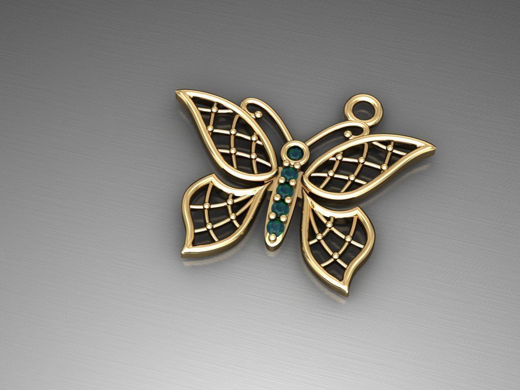 H101- Diamond Necklace 3D print model_1