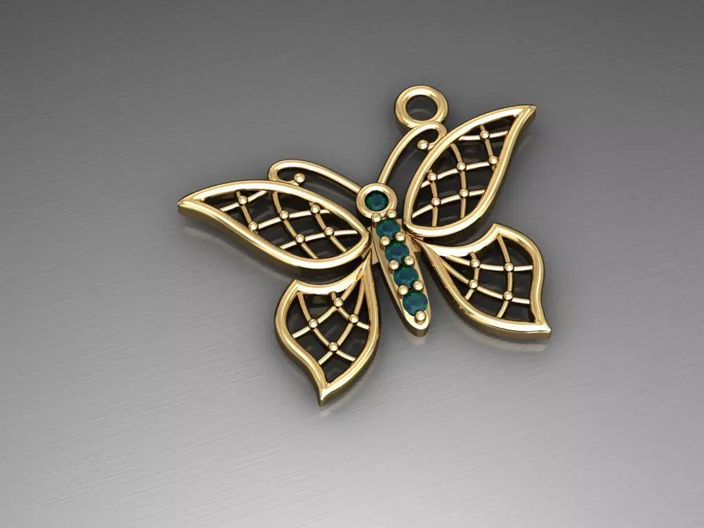 H101- Diamond Necklace 3D print model_0