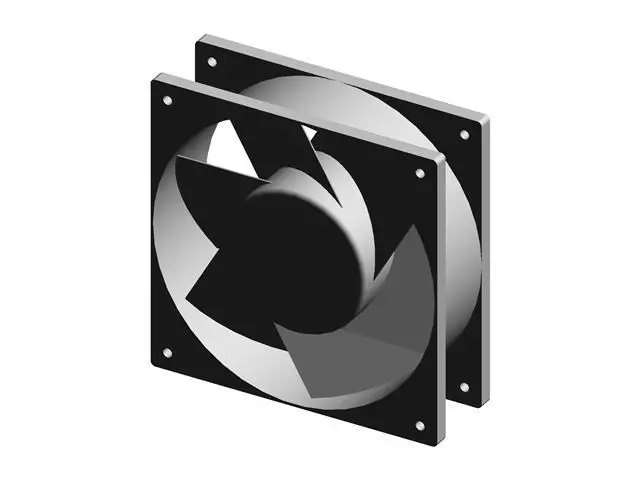 AC Axial Fan Free 3D print model