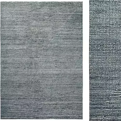 Ellipse Hand-knotted Wool Rug