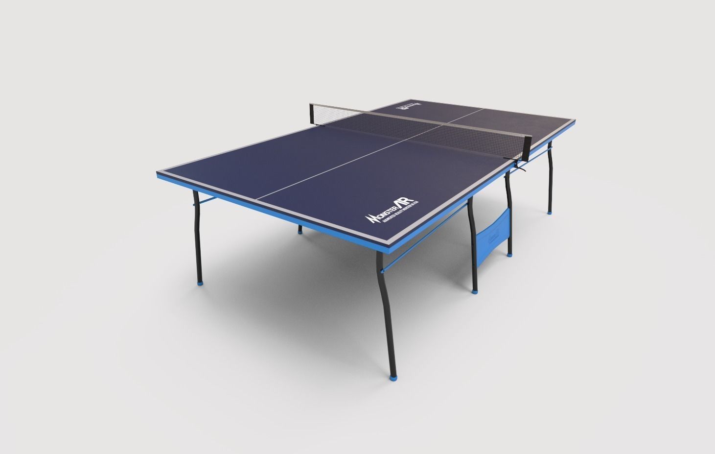 pingpong table Free low-poly 3D model_1