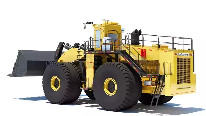 Wheel Loader- 3D Model  3D model