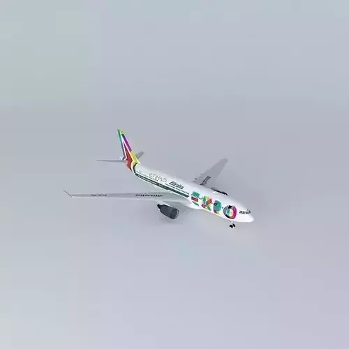 Alitalia x Etihad Airways Airbus A330 202 EI EJM Expo Milano 2015 Special Livery 2014