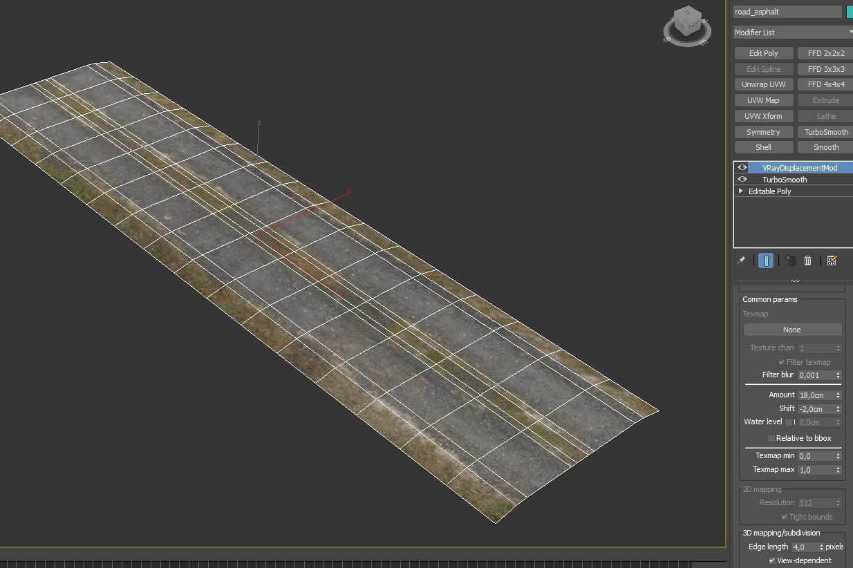 Ultra realistic Road Scan 3D model_7