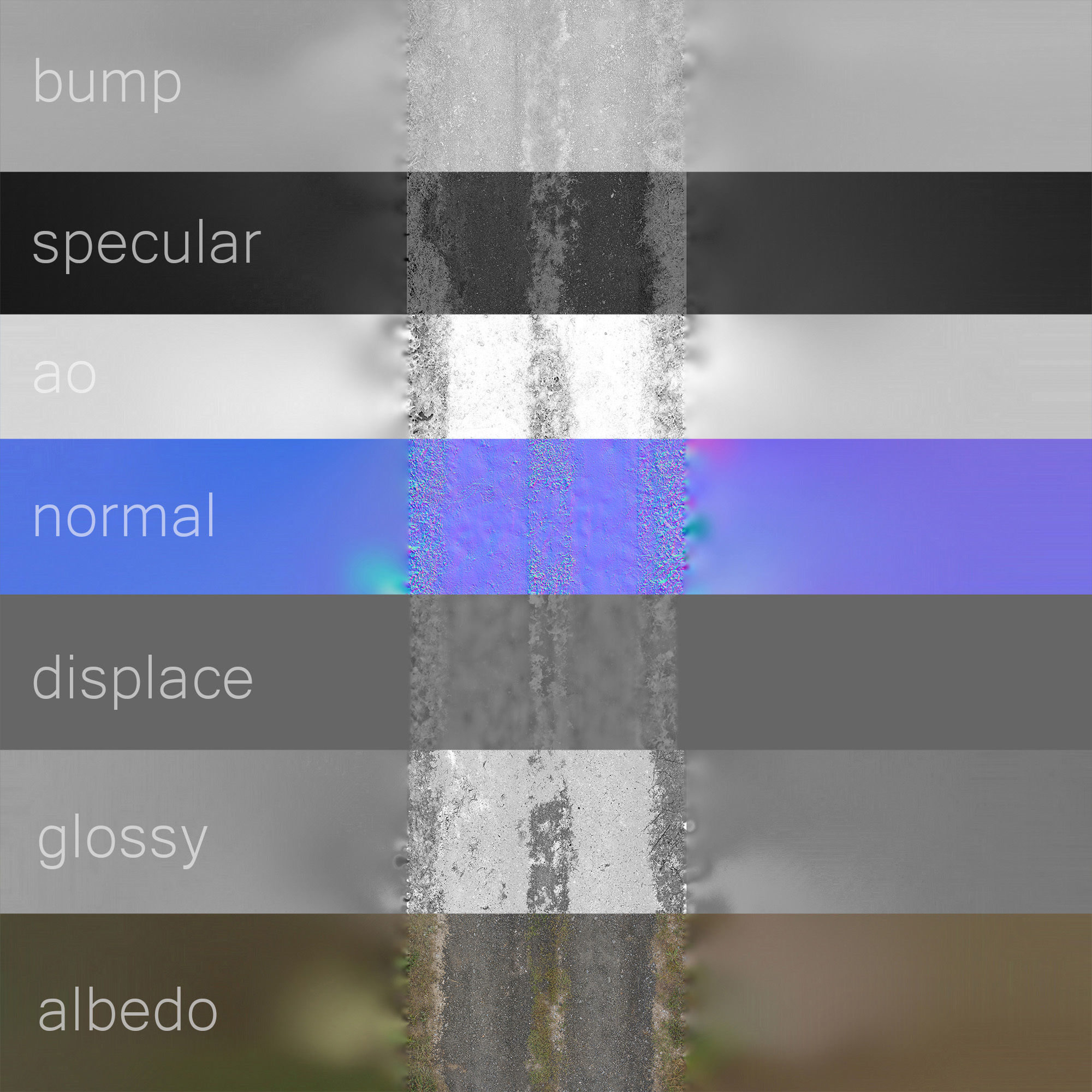 Ultra realistic Road Scan 3D model_8
