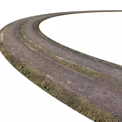 Ultra realistic Road Scan 3D model