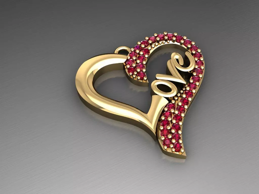 H112- Diamond Necklace 3D print model_0