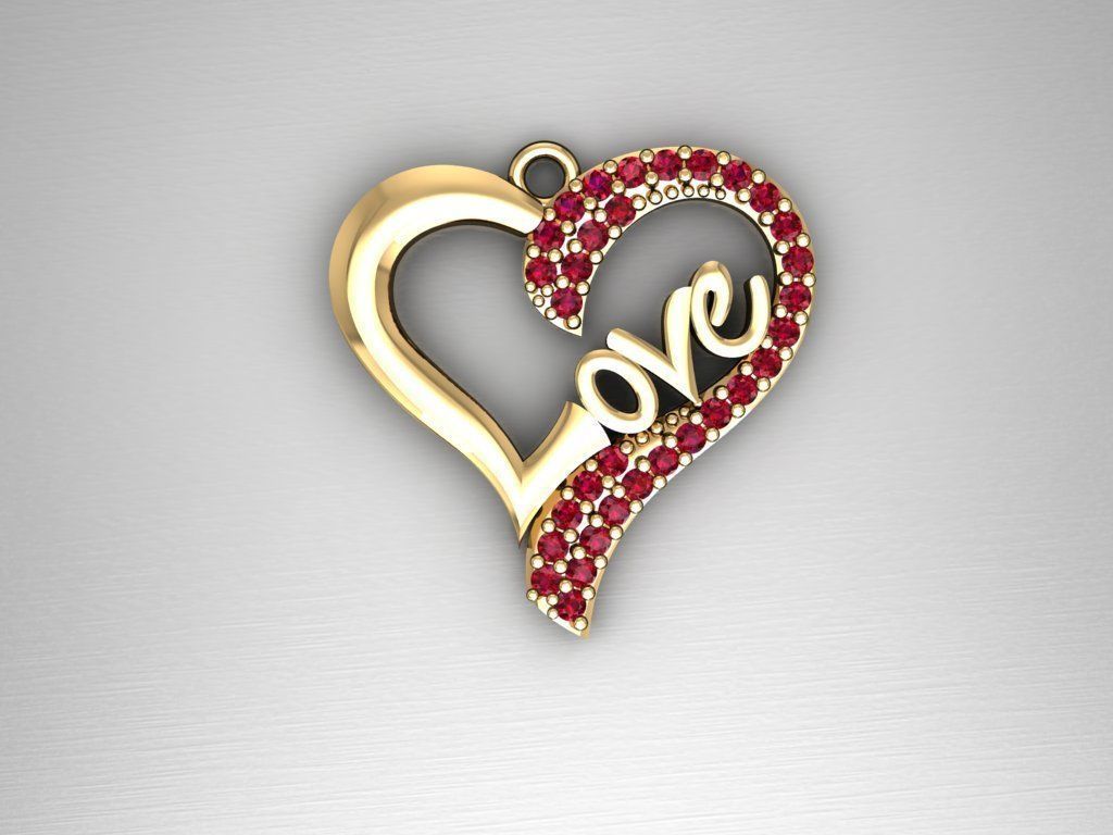 H112- Diamond Necklace 3D print model_2