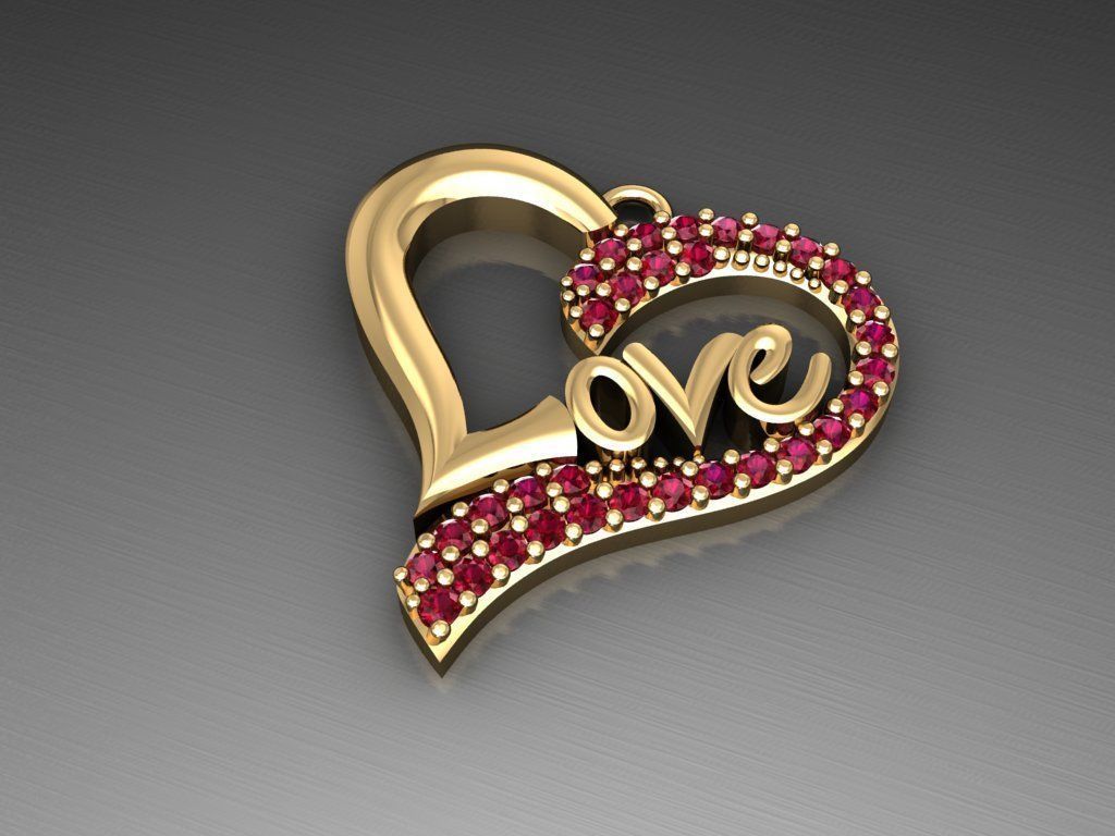 H112- Diamond Necklace 3D print model_1