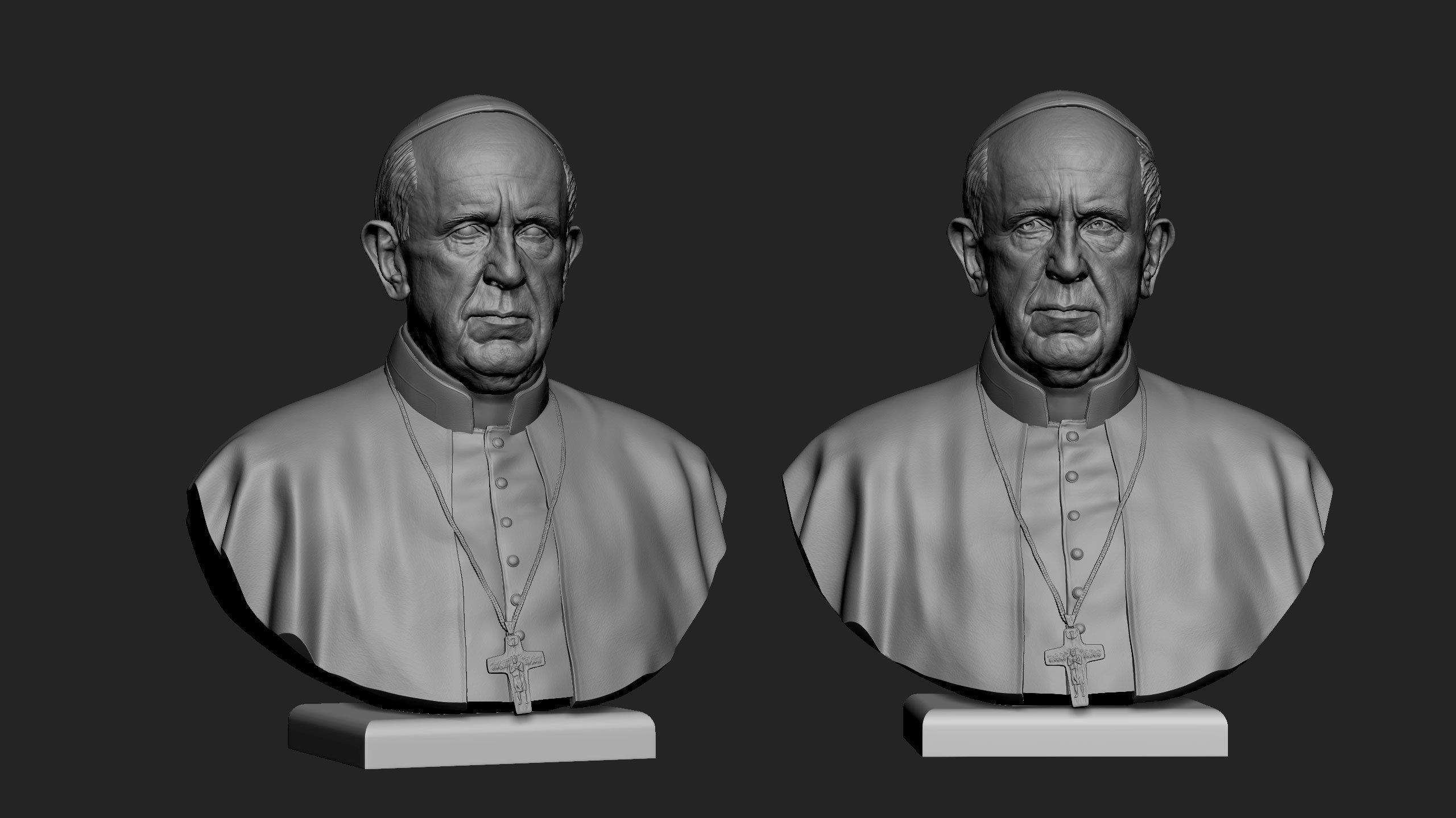 Pope Francis 3D print model_7