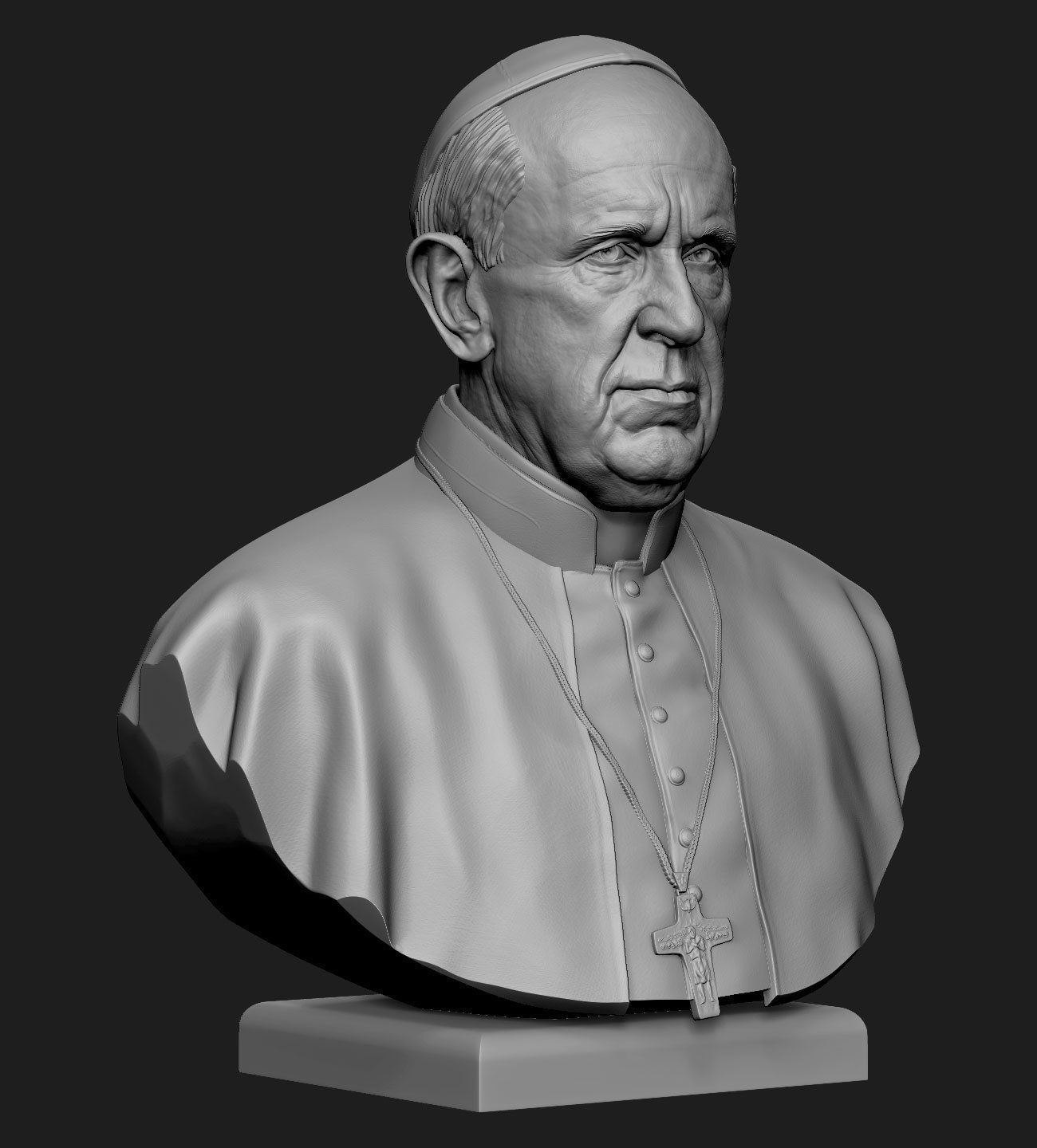 Pope Francis 3D print model_17