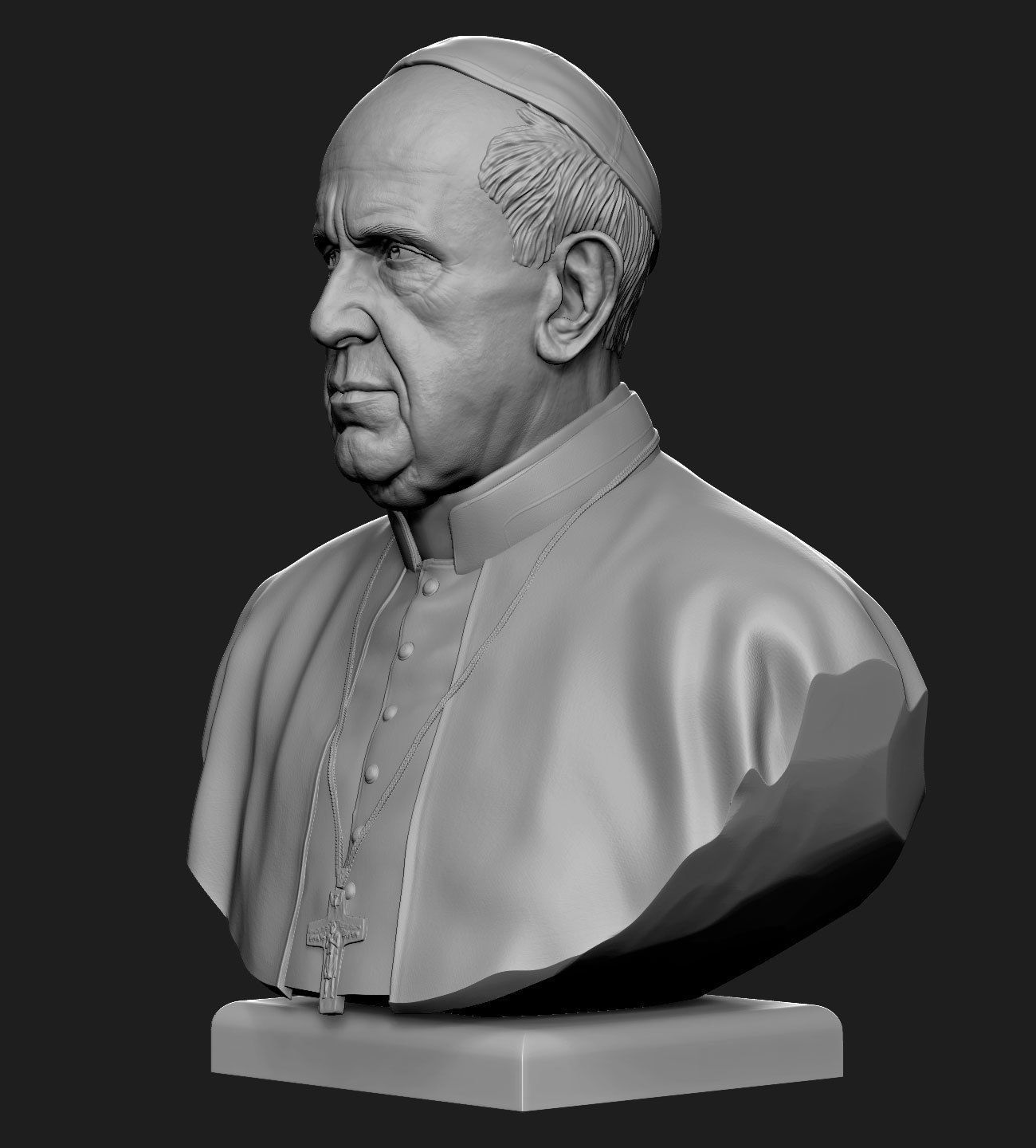 Pope Francis 3D print model_10