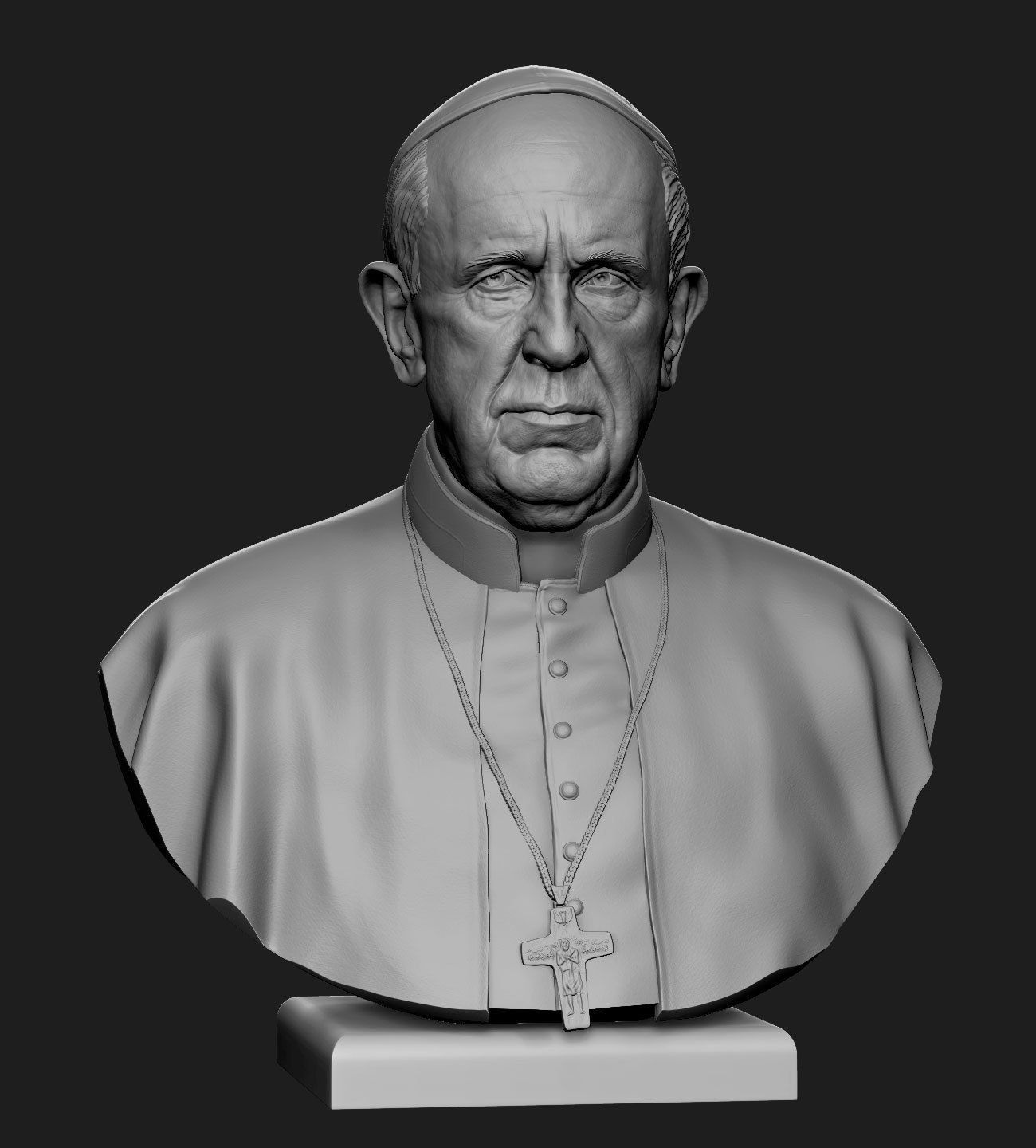 Pope Francis 3D print model_8