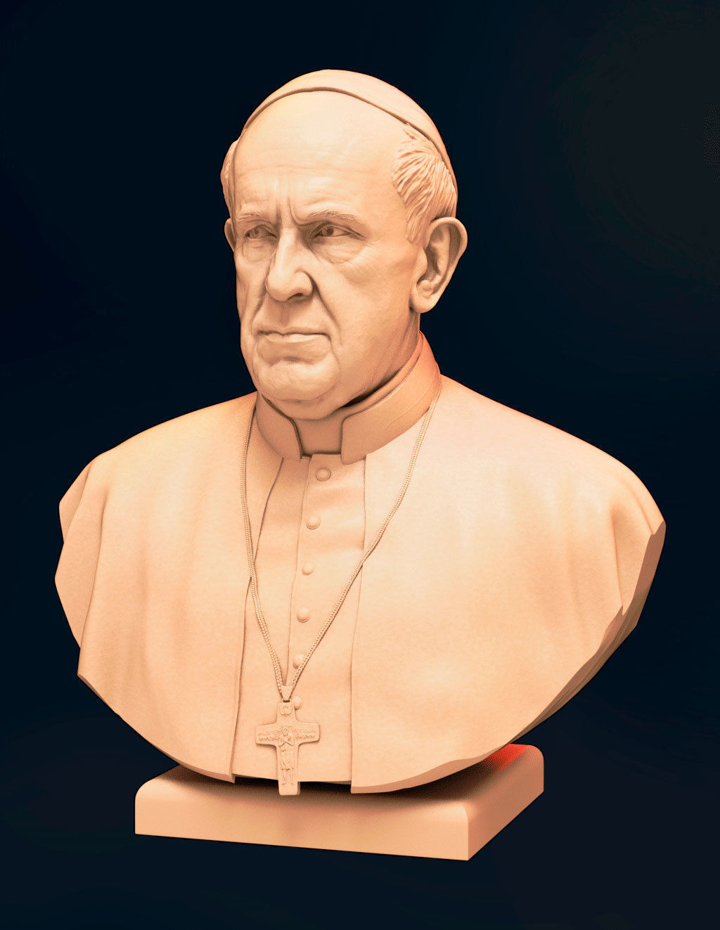 Pope Francis 3D print model_27