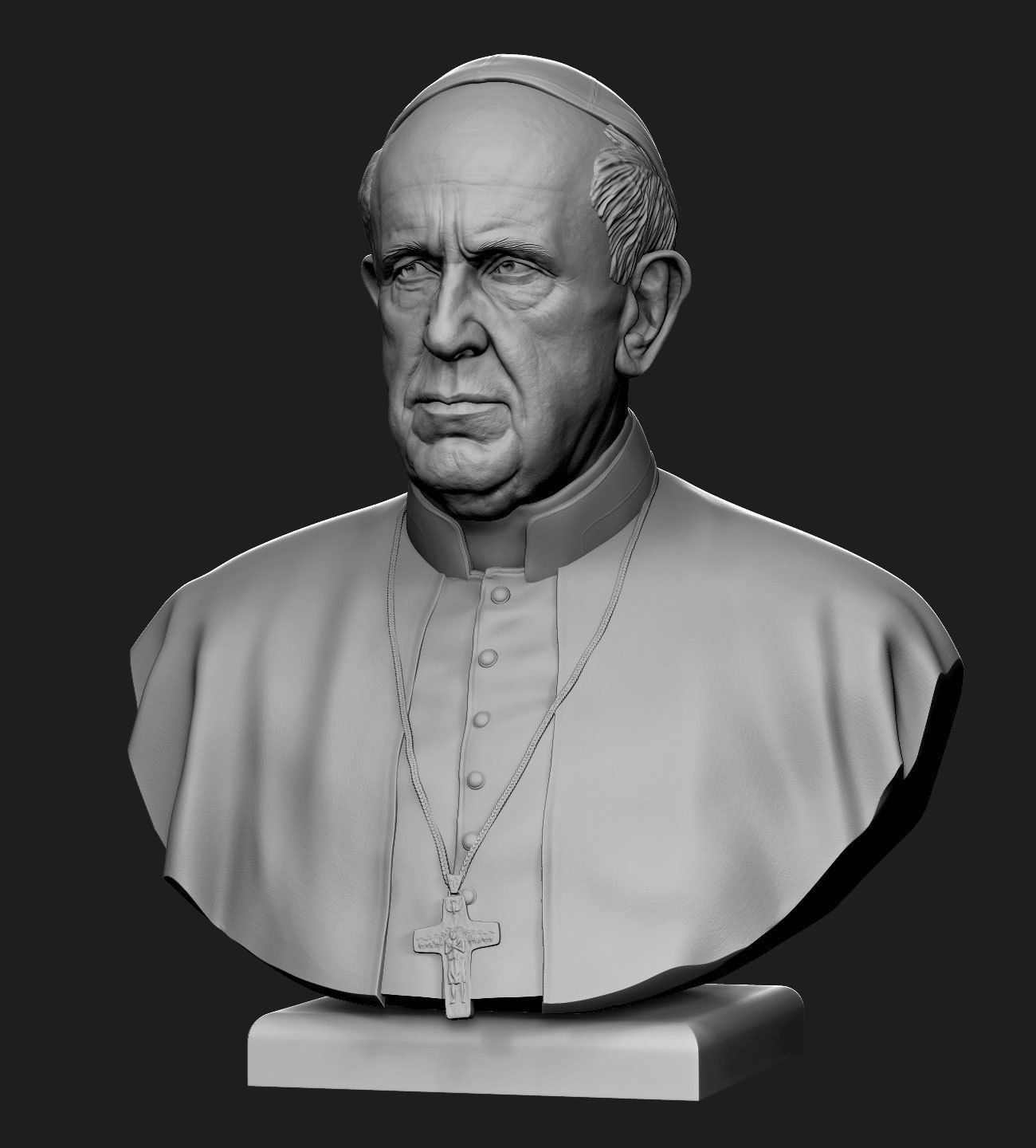 Pope Francis 3D print model_9
