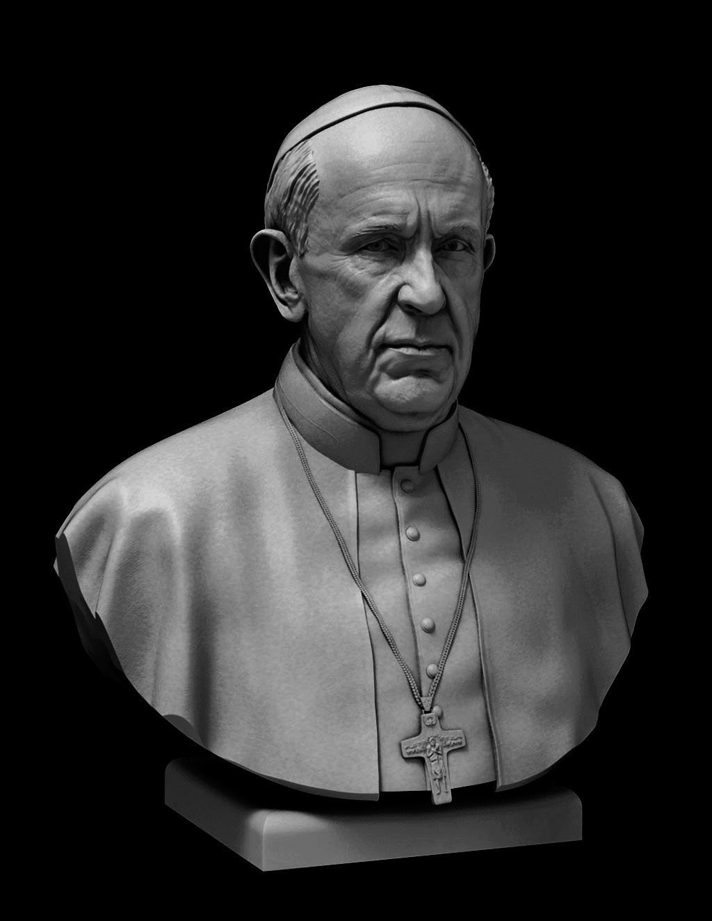 Pope Francis 3D print model_5