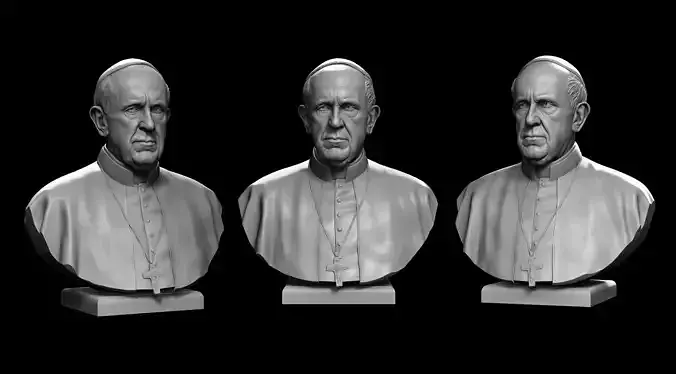 Pope Francis 3D print model